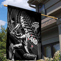 New Zealand Cricket Garden Flag Maori Kiwi Black Fern LT01 - Polynesian Pride