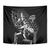 New Zealand Cricket Tapestry Maori Kiwi Black Fern