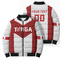 Tonga Rugby Custom Bomber Puffer Jacket Tonga Sea Eagles Go Champions LT01 - Polynesian Pride
