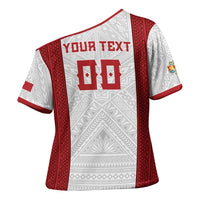Tonga Rugby Custom Cross Shoulder Shirt Tonga Sea Eagles Go Champions LT01 - Polynesian Pride