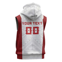 Tonga Rugby Custom Sleeveless Zip Hoodie Tonga Sea Eagles Go Champions LT01 - Polynesian Pride