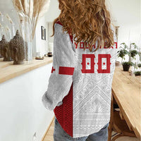 Tonga Rugby Custom Women Casual Shirt Tonga Sea Eagles Go Champions LT01 - Polynesian Pride