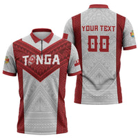 Tonga Rugby Custom Zipper Polo Shirt Tonga Sea Eagles Go Champions LT01 - Polynesian Pride