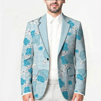 Hawaii Anthurium Tiare Pikake Lei Blazer UliUli Lauhala Art Pattern LT01 - Polynesian Pride