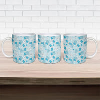 Hawaii Anthurium Tiare Pikake Lei Ceramic Mug UliUli Lauhala Art Pattern LT01 - Polynesian Pride
