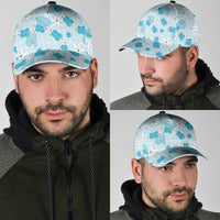 Hawaii Anthurium Tiare Pikake Lei Classic Cap UliUli Lauhala Art Pattern LT01 - Polynesian Pride