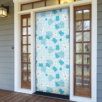 Hawaii Anthurium Tiare Pikake Lei Door Cover UliUli Lauhala Art Pattern LT01 - Polynesian Pride