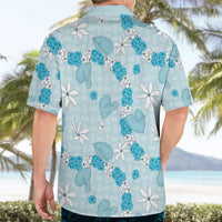 Hawaii Anthurium Tiare Pikake Lei Hawaiian Shirt UliUli Lauhala Art Pattern LT01 - Polynesian Pride