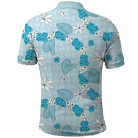 Hawaii Anthurium Tiare Pikake Lei Polo Shirt UliUli Lauhala Art Pattern LT01 - Polynesian Pride