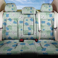 Hawaii Anthurium Tiare Pikake Lei Back Car Seat Cover Omaomao Lauhala Art Pattern LT01 One Size Green - Polynesian Pride
