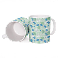 Hawaii Anthurium Tiare Pikake Lei Ceramic Mug Omaomao Lauhala Art Pattern LT01 - Polynesian Pride