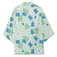 Hawaii Anthurium Tiare Pikake Lei Kimono Omaomao Lauhala Art Pattern LT01 - Polynesian Pride
