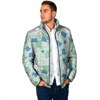 Hawaii Anthurium Tiare Pikake Lei Padded Jacket Omaomao Lauhala Art Pattern LT01 - Polynesian Pride
