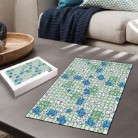 Hawaii Anthurium Tiare Pikake Lei Puzzle Omaomao Lauhala Art Pattern LT01 - Polynesian Pride