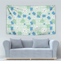 Hawaii Anthurium Tiare Pikake Lei Tapestry Omaomao Lauhala Art Pattern LT01 - Polynesian Pride