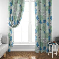 Hawaii Anthurium Tiare Pikake Lei Window Curtain Omaomao Lauhala Art Pattern LT01 - Polynesian Pride