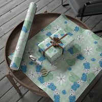 Hawaii Anthurium Tiare Pikake Lei Wrapping Paper Omaomao Lauhala Art Pattern LT01 - Polynesian Pride