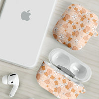 Hawaii Anthurium Tiare Pikake Lei AirPods Case Alani Lauhala Art Pattern LT01 - Polynesian Pride