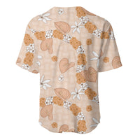 Hawaii Anthurium Tiare Pikake Lei Baseball Jersey Alani Lauhala Art Pattern LT01 - Polynesian Pride