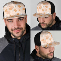 Hawaii Anthurium Tiare Pikake Lei Mesh Trucker Cap Alani Lauhala Art Pattern LT01 - Polynesian Pride