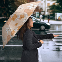 Hawaii Anthurium Tiare Pikake Lei Umbrella Alani Lauhala Art Pattern LT01 - Polynesian Pride