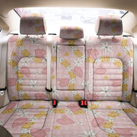 Hawaii Anthurium Tiare Pikake Lei Back Car Seat Cover Akala Lauhala Art Pattern LT01 - Polynesian Pride