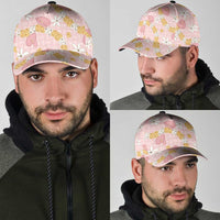 Hawaii Anthurium Tiare Pikake Lei Classic Cap Akala Lauhala Art Pattern LT01 - Polynesian Pride