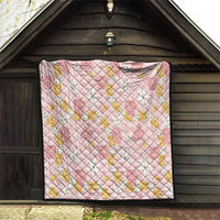 Hawaii Anthurium Tiare Pikake Lei Quilt Akala Lauhala Art Pattern LT01 - Polynesian Pride