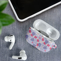 Hawaii Anthurium Tiare Pikake Lei AirPods Case Poni Lauhala Art Pattern LT01 - Polynesian Pride
