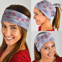 Hawaii Anthurium Tiare Pikake Lei Neck Gaiter Poni Lauhala Art Pattern LT01 - Polynesian Pride