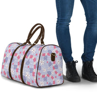 Hawaii Anthurium Tiare Pikake Lei Travel Bag Poni Lauhala Art Pattern LT01 - Polynesian Pride