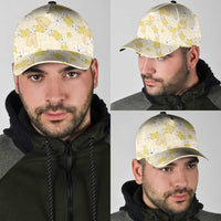 Hawaii Anthurium Tiare Pikake Lei Classic Cap Melemele Lauhala Art Pattern LT01 - Polynesian Pride