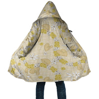 Hawaii Anthurium Tiare Pikake Lei Cloak Melemele Lauhala Art Pattern LT01 Unisex Yellow - Polynesian Pride