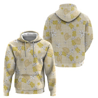 Hawaii Anthurium Tiare Pikake Lei Hoodie Melemele Lauhala Art Pattern LT01 - Polynesian Pride