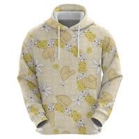 Hawaii Anthurium Tiare Pikake Lei Hoodie Melemele Lauhala Art Pattern LT01 - Polynesian Pride