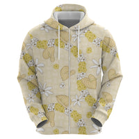 Hawaii Anthurium Tiare Pikake Lei Hoodie Melemele Lauhala Art Pattern LT01 - Polynesian Pride