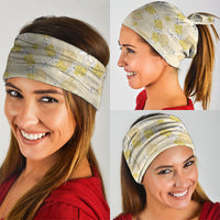 Hawaii Anthurium Tiare Pikake Lei Neck Gaiter Melemele Lauhala Art Pattern LT01 - Polynesian Pride