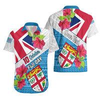 Personalised Fiji Day Hawaiian Shirt Fijian Hibiscus Special Version LT01 - Polynesian Pride