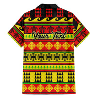Custom Hawaii Christmas Family Matching Puletasi Dress and Hawaiian Shirt Hawaiian Quilt Pattern Reggae Version LT01 - Polynesian Pride