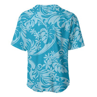 Tahiti Ninamu Tiare Floral Baseball Jersey Monstera Palm Tropical Leaves LT01 - Polynesian Pride