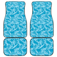 Tahiti Ninamu Tiare Floral Car Mats Monstera Palm Tropical Leaves LT01 - Polynesian Pride