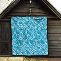 Tahiti Ninamu Tiare Floral Quilt Monstera Palm Tropical Leaves LT01 - Polynesian Pride