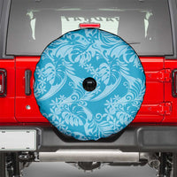 Tahiti Ninamu Tiare Floral Spare Tire Cover Monstera Palm Tropical Leaves - Polynesian Pride