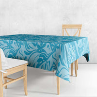 Tahiti Ninamu Tiare Floral Tablecloth Monstera Palm Tropical Leaves LT01 - Polynesian Pride