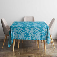 Tahiti Ninamu Tiare Floral Tablecloth Monstera Palm Tropical Leaves LT01 - Polynesian Pride