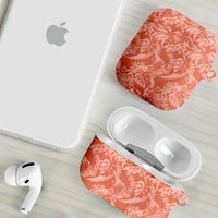 Tahiti Puatou Tiare Floral AirPods Case Monstera Palm Tropical Leaves LT01 - Polynesian Pride