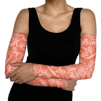 Tahiti Puatou Tiare Floral Arm Sleeves Monstera Palm Tropical Leaves LT01 - Polynesian Pride