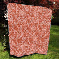 Tahiti Puatou Tiare Floral Quilt Monstera Palm Tropical Leaves LT01 - Polynesian Pride
