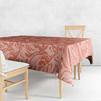 Tahiti Puatou Tiare Floral Tablecloth Monstera Palm Tropical Leaves LT01 - Polynesian Pride