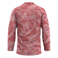 Tahiti Tarona Tiare Floral Hockey Jersey Monstera Palm Tropical Leaves LT01 - Polynesian Pride
